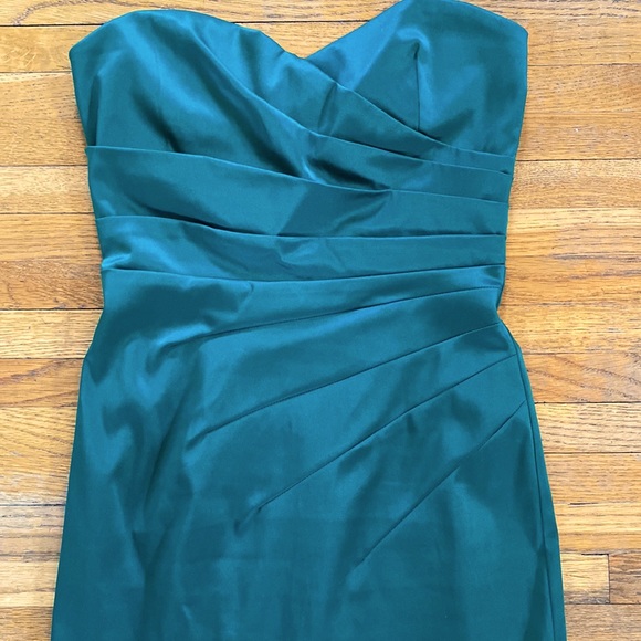 Strapless Satin Dress Size Small/XS - Picture 3 of 7